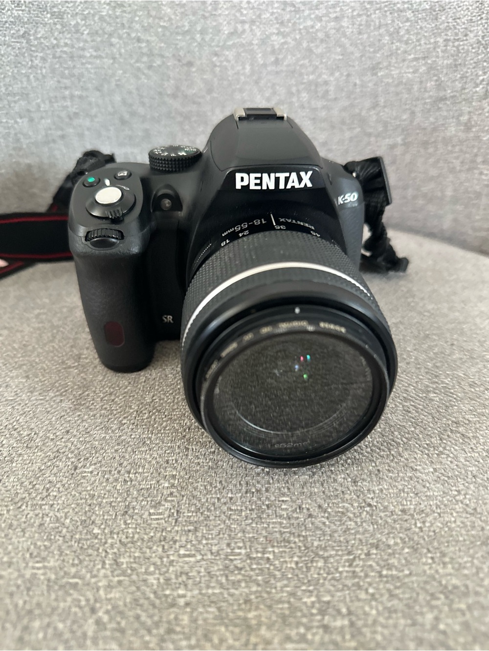 Pentax Black DSLR K-50 with 18-55mm